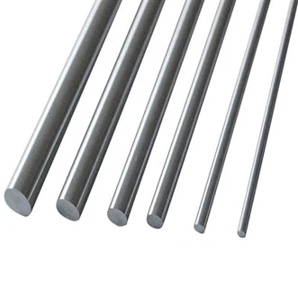 Barra de acero de titanio